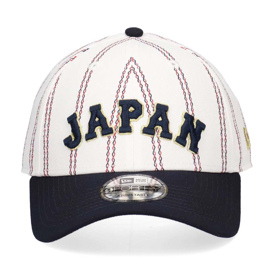 【海外限定】WBC日本代表キャップ NEWERA 9FORTY ホワイト NEW ERA（ニューエラ） 9FORTY WBC 侍ジャパン ロゴ キャップ NEW ERA