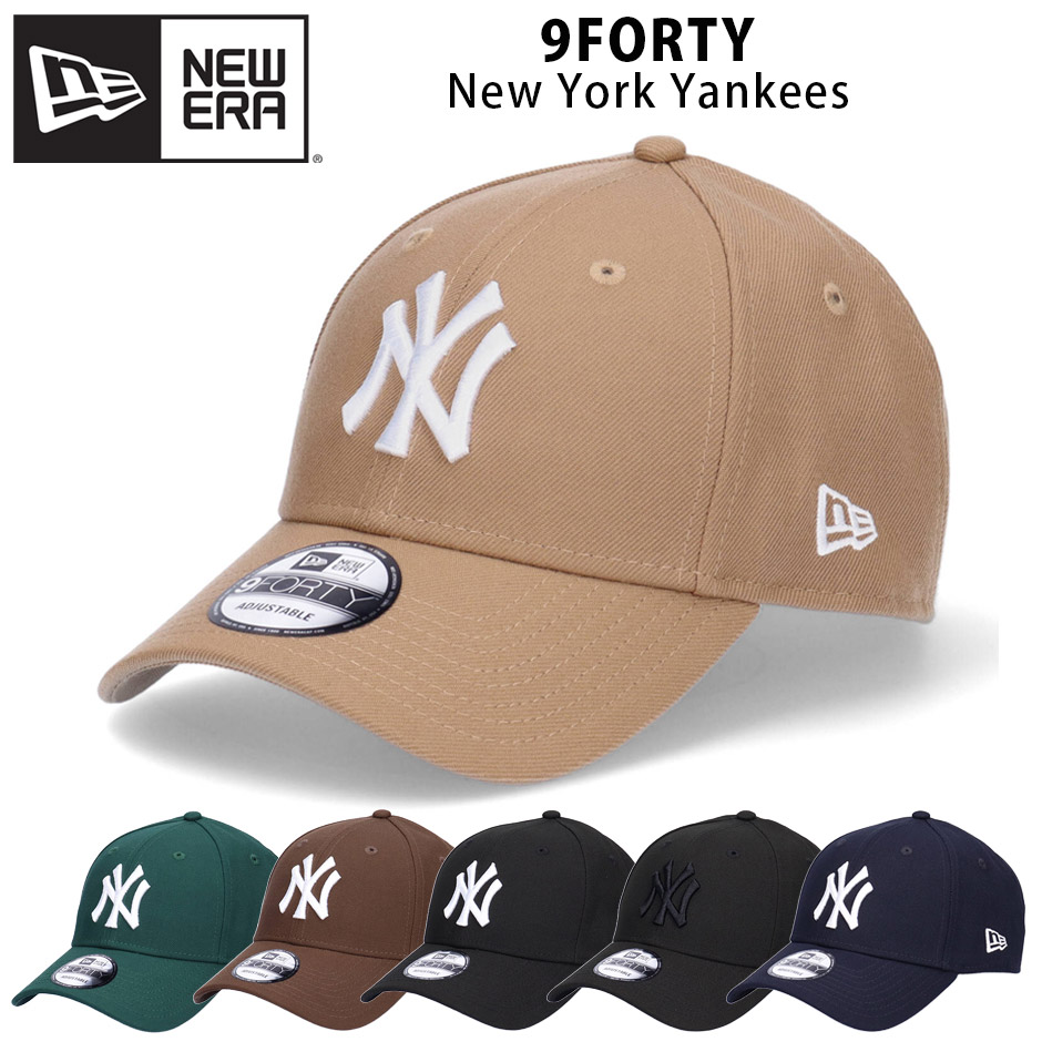 ニューエラ 9FORTY ニューヨーク ヤンキース キャップ NEW ERA 940 ベーシック サイズ調節可能 帽子 深め メンズ レディース ブランド NYヤンキース｜inreason