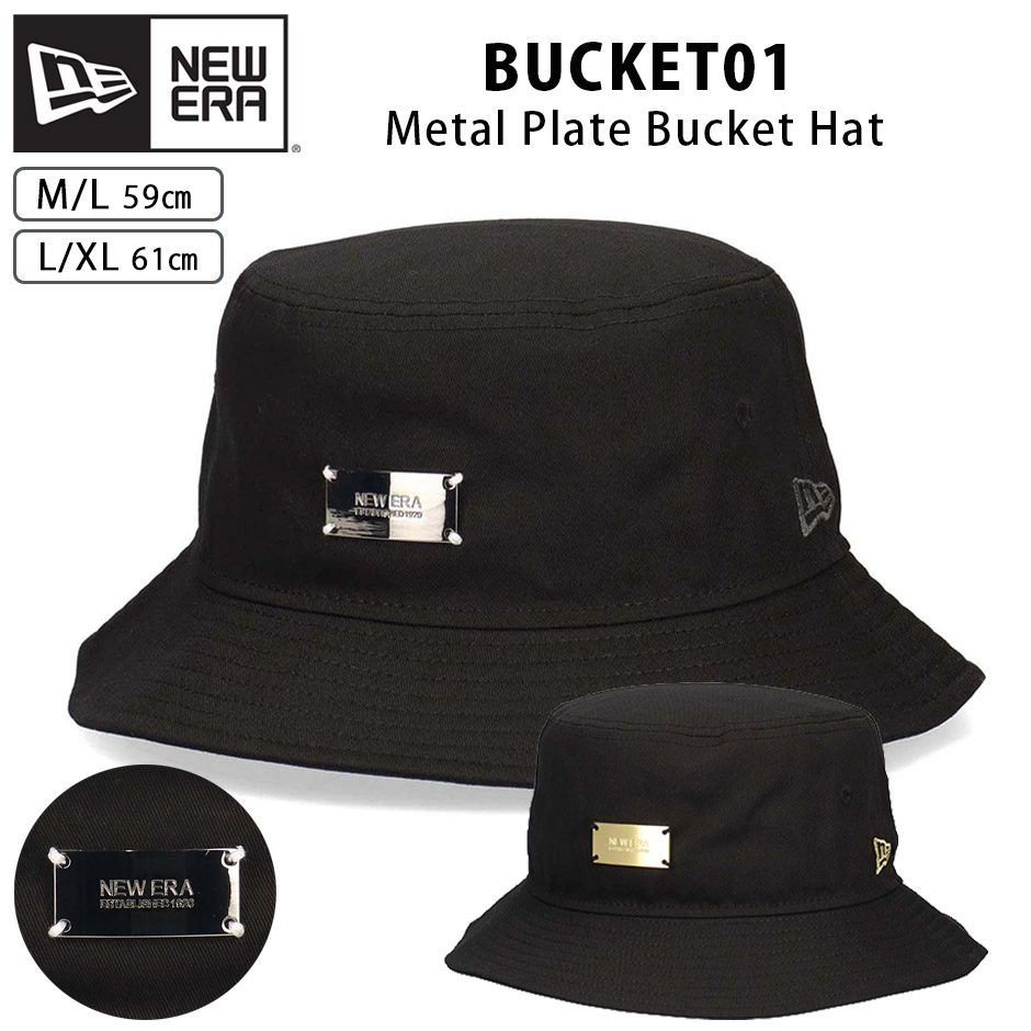 NEW ERA（ニューエラ） メタル プレート バケットハット バケット 01