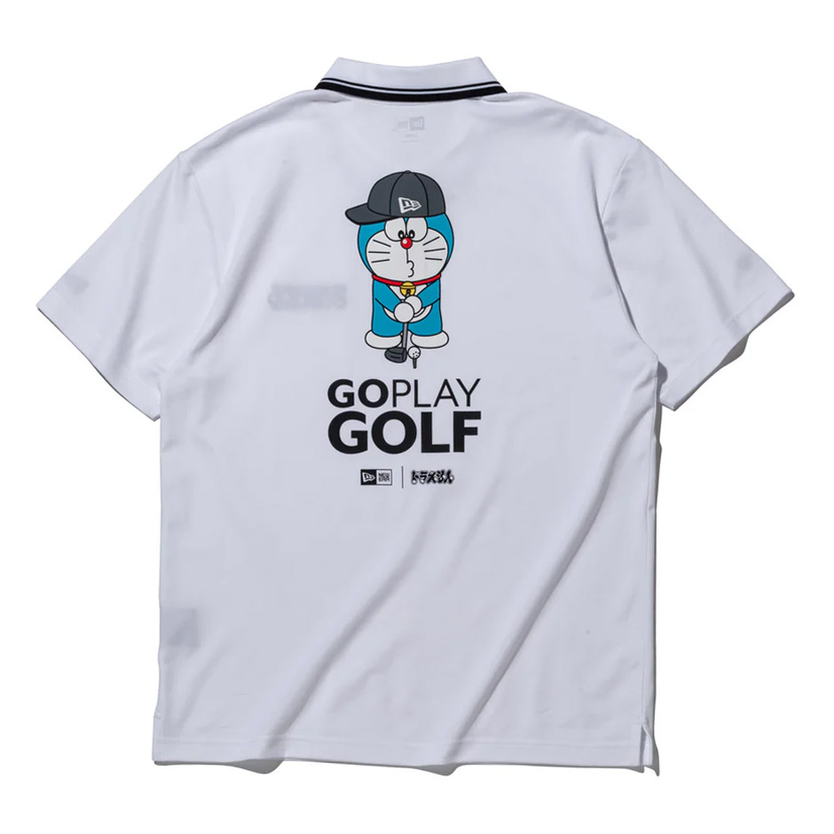 ドラえもん　ニューエラ ゴルフ　シャツ　ＸＬ NEW ERA（ニューエラ） ポロシャツ 半袖 ドラえもん ゴルフ 新作