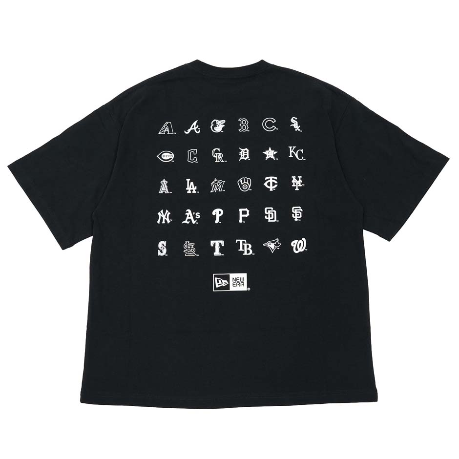 NEW ERA（ニューエラ） メジャーリーグ 全30チーム ロゴ Tシャツ 半袖 
