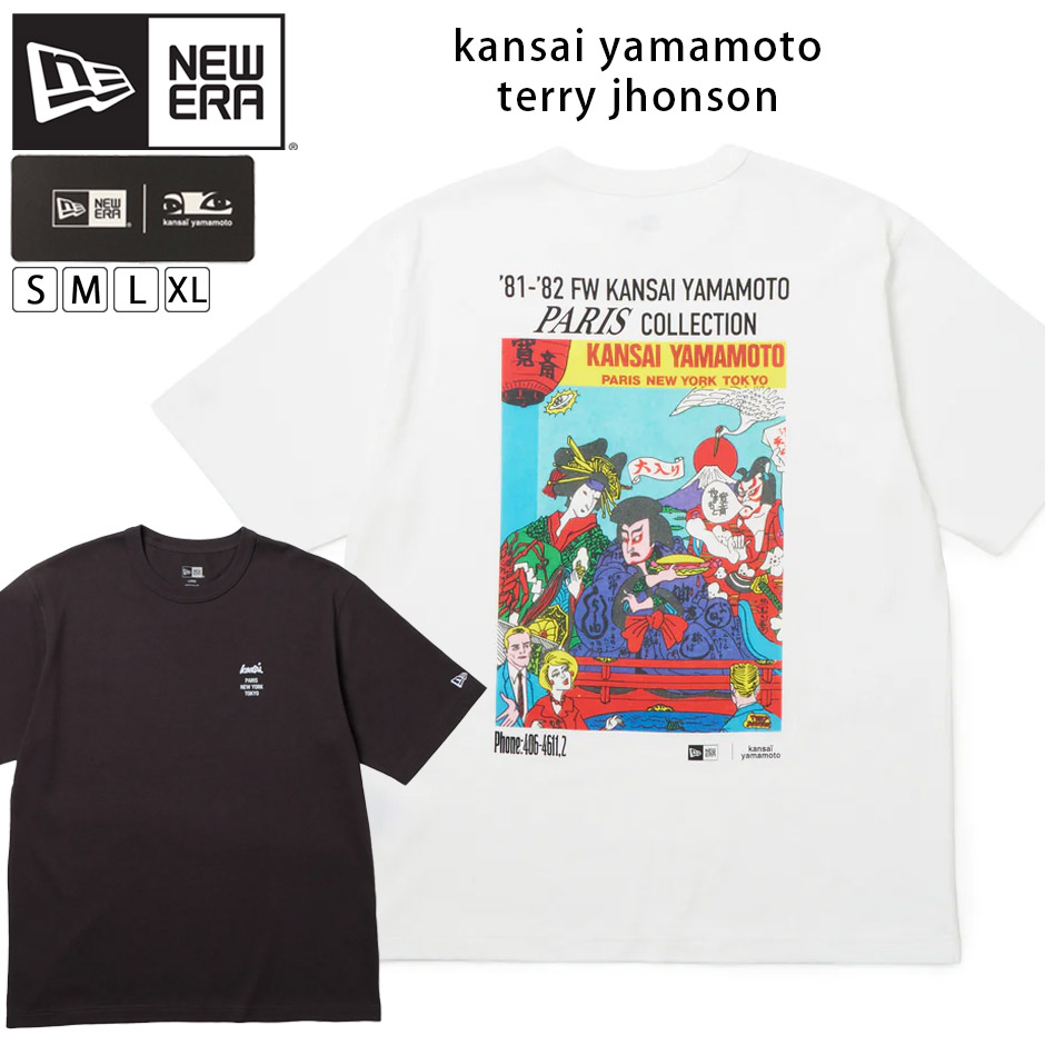 NEW ERA（ニューエラ） 山本寛斎 terry jhonson 半袖 Tシャツ ロゴ SS