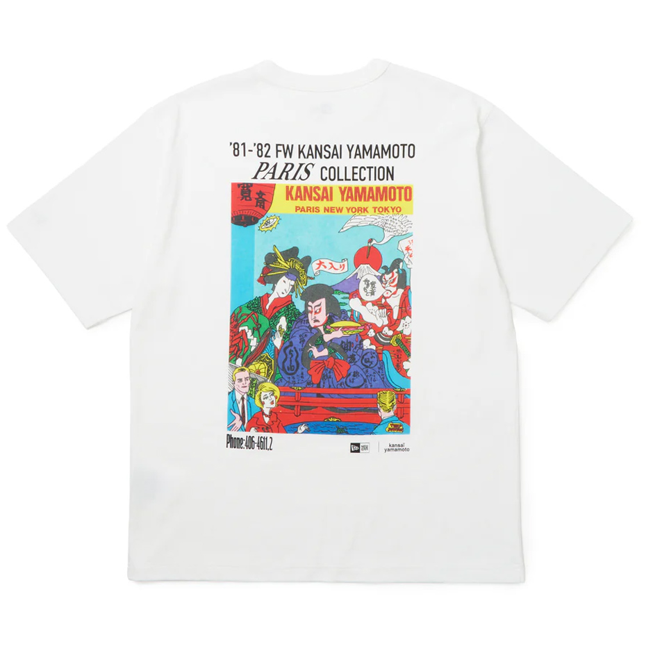 山本寛斎　yamamoto kansai Ｔシャツ　期間限定　値下げ NEW ERA（ニューエラ） NEW ERA Tシャツ 半袖 コットン TEE kansai