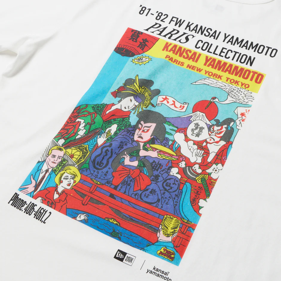 NEW ERA（ニューエラ） 山本寛斎 terry jhonson 半袖 Tシャツ ロゴ SS
