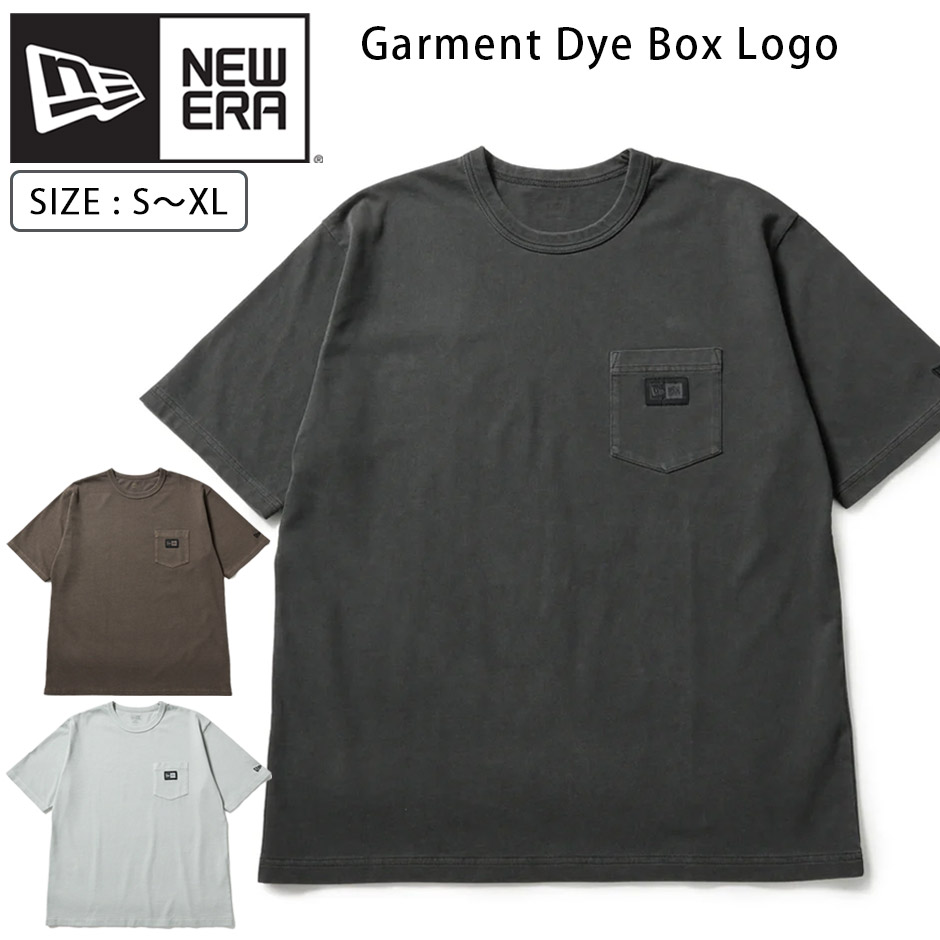 関*送様 STONE  ガーメントダイ ポケットTシャツ NEW ERA（ニューエラ） ガーメントダイ 半袖 Tシャツ SS TEE 半袖t
