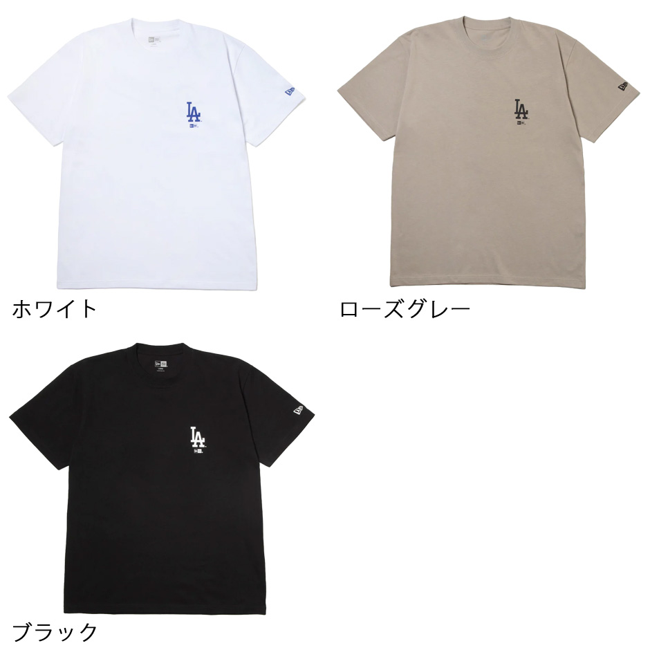 NEW ERA ニューエラ Tシャツ 半袖 LA ドジャース ロゴ クルー
