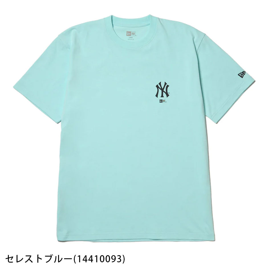 【New Era】Yankees 半袖 袖ロゴ Tシャツ グリーン / 送料無料 NEW ERA ニューエラ Tシャツ 半袖 NY ヤンキース ロゴ クルー