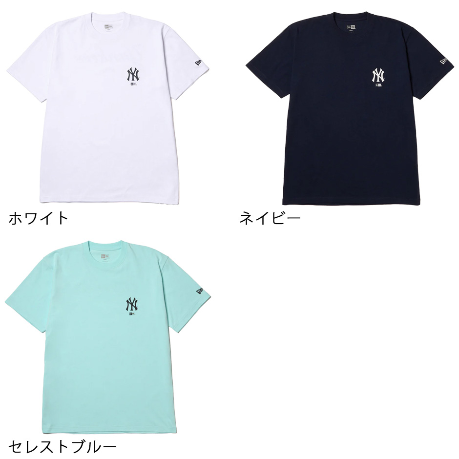 NEW ERA ニューエラ Tシャツ 半袖 NY ヤンキース ロゴ クルー