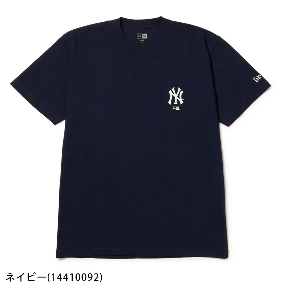 NEW ERA（ニューエラ） Tシャツ 半袖 NY ヤンキース ロゴ クルーネック