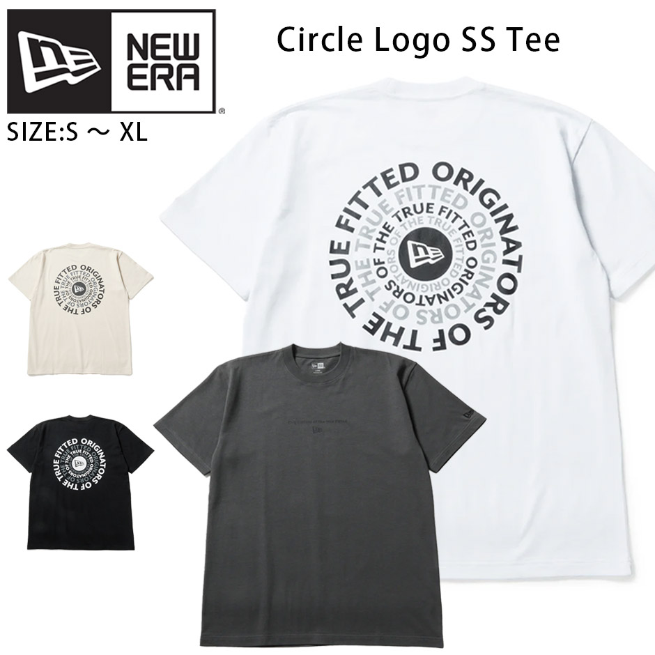 NEW ERA（ニューエラ） Tシャツ 半袖 サークル ロゴ クルーネック