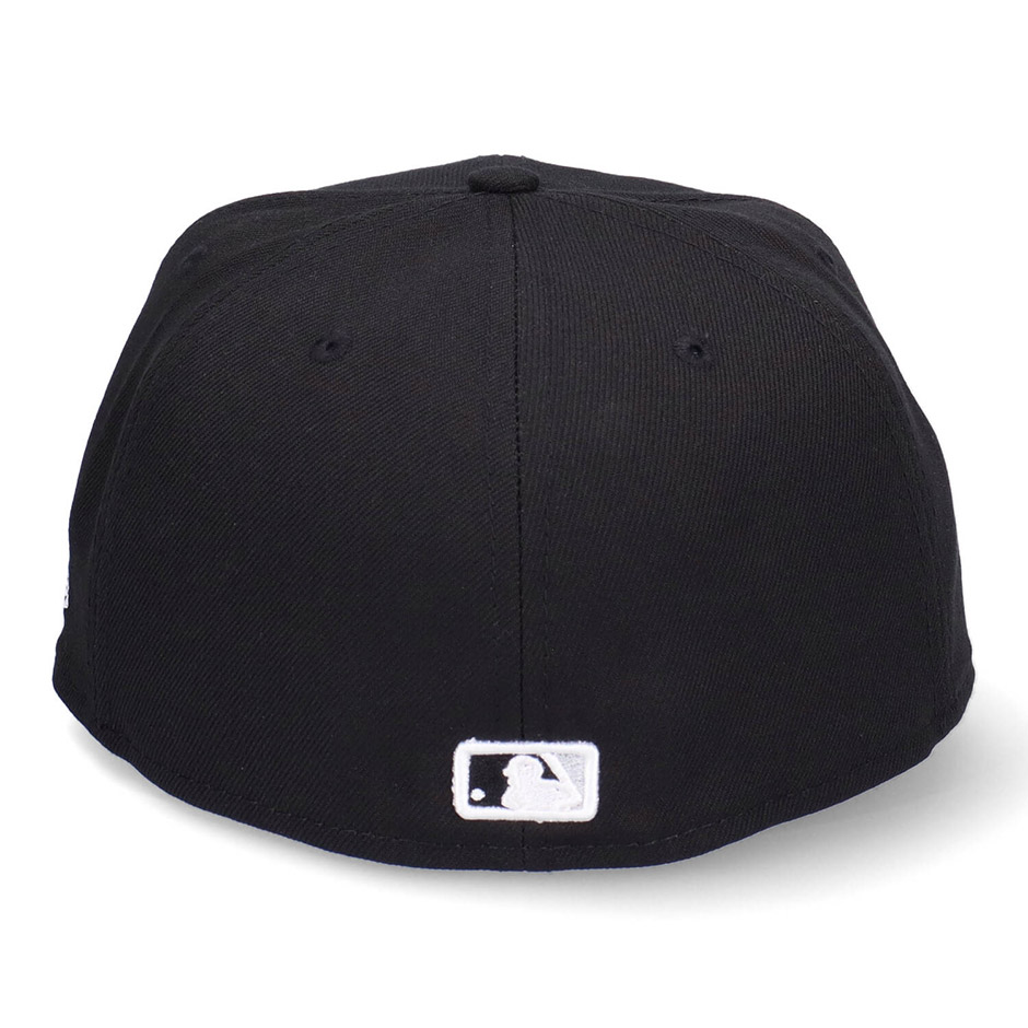 ニューエラ NEW ERA 59FIFTY ホワイト ソックス キャップ 帽子 MLB 大きいサイズ Chicago White Sox 5950 ブラック 70358700｜inreason｜05