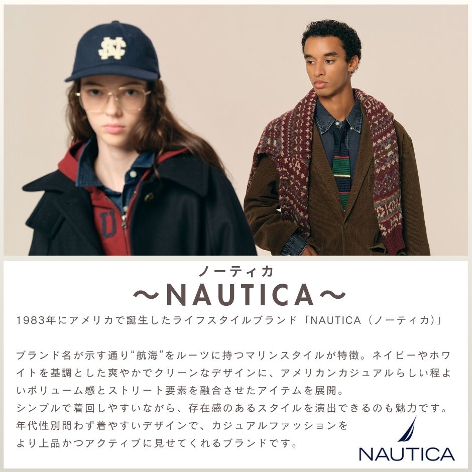 NAUTICA（ノーティカ） バイカラー コットンツイル 2トーン キャップ