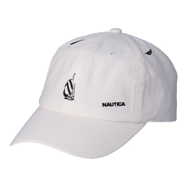 ノーティカ NAUTICA ロゴ パターン 刺繍キャップ ロゴキャップ ローキャップ サイズ調節可能...