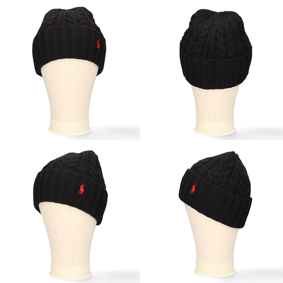 ポロラルフローレン　レディースニット帽　フリーワンサイズ　新品 POLO RALPH LAUREN（ポロ・ラルフローレン） ニット帽 レディース