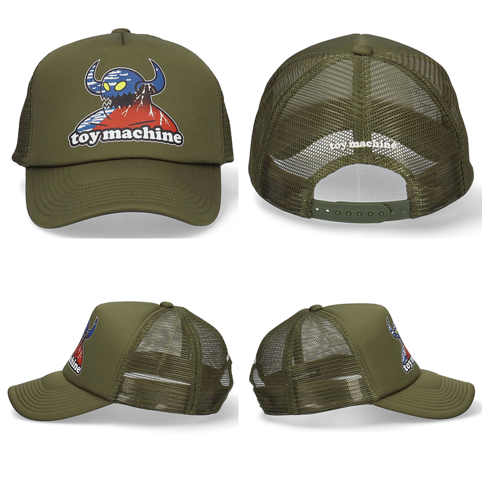 TOY MACHINE（トイマシーン） モンスター メッシュ キャップ 帽子