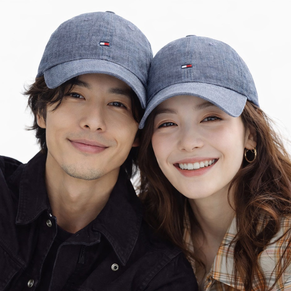 TOMMY HILFIGER（トミー・ヒルフィガー） シャンブレー ミニフラッグ
