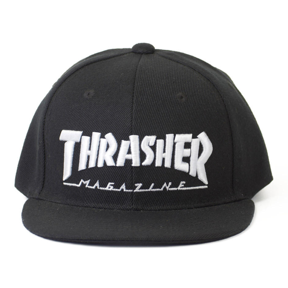THRASHER スラッシャー キッズ ロゴ フラットバイザー キャップ