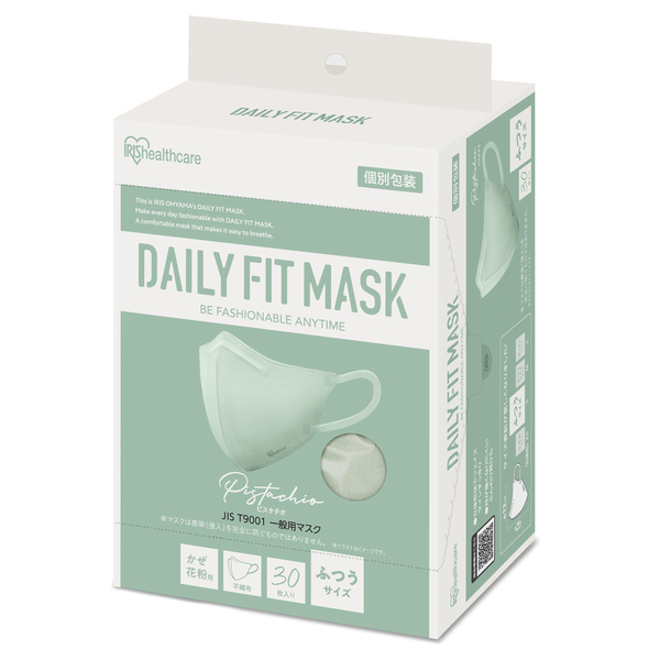 ＤＡＩＬＹ ＦＩＴ ＭＡＳＫ 立体 ふつうサイズ 30枚入 RK-F30S アイリスオーヤマ｜insair-y｜03