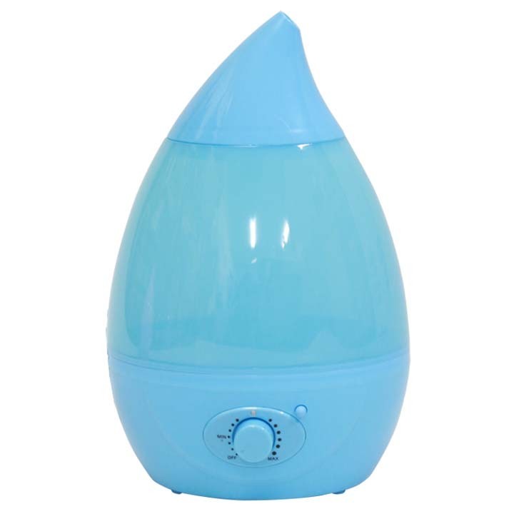 加湿器 アロマ おしゃれ 超音波式 しずく型 LED H2O 超音波加湿器 LED