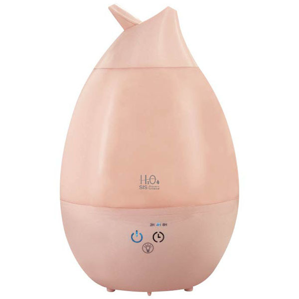 NIPLIFE URURA 加湿器 3L アロマ対応 スチーム式 ガラス加湿器 加湿器