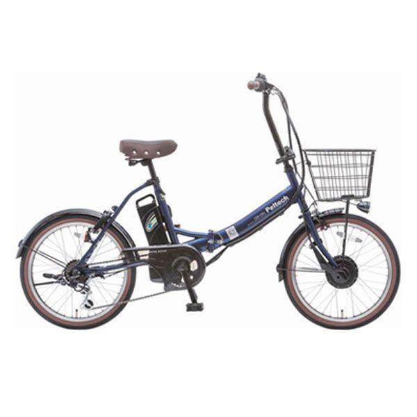 電動自転車 安い おしゃれ 折りたたみ 女性 自転車 電動 電動アシスト自転車 8AH 20インチ 外装6段変速付き (簡易組立必要品)  TDN-206X PELTECH