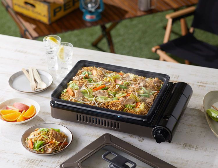 Iwatani カセットガスホットプレート 焼き上手さんβ ブラウン CB