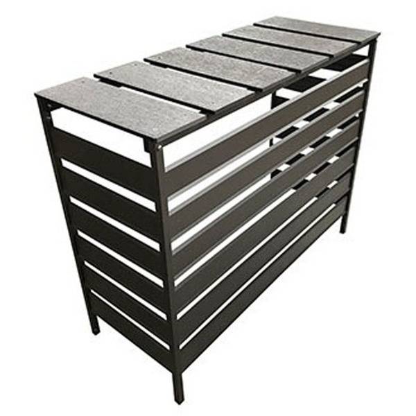 室外機カバー 人工木 エアコンカバー カバー 日よけ 目隠し 室外機