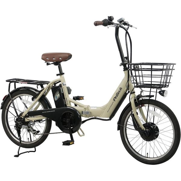 電動自転車 電動アシスト自転車 ペルテック PELTECH ノーパンク 20型