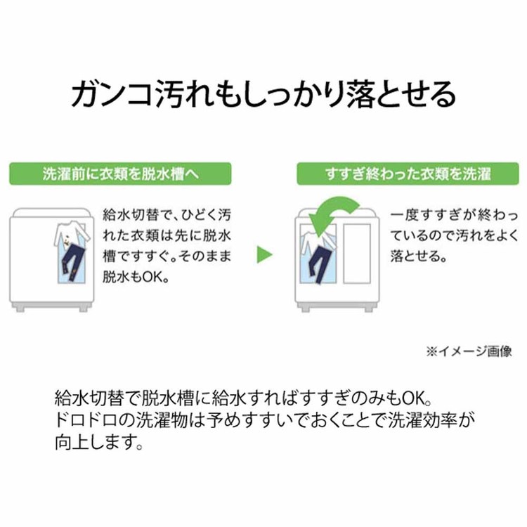 Haier（ハイアール） 洗濯機 二槽式洗濯機 8kg 大容量 強力洗浄 分け
