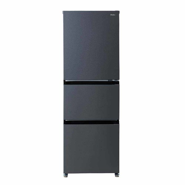 【美品】Haier 2022年製 3ドア冷蔵庫 286L スリムタイプ Haier（ハイアール） 冷蔵庫 286L 3ドア スリム 野菜室74L 霜取り不要