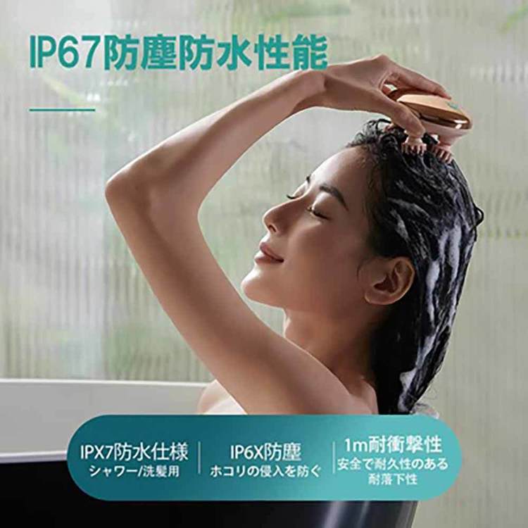 PHILIPSヘッドケアヘッドスパ頭皮ブラシ頭皮マッサージマッサージ防水防塵軽量設計PPM1301DGミニヘッドケアブラシPHILIPS 