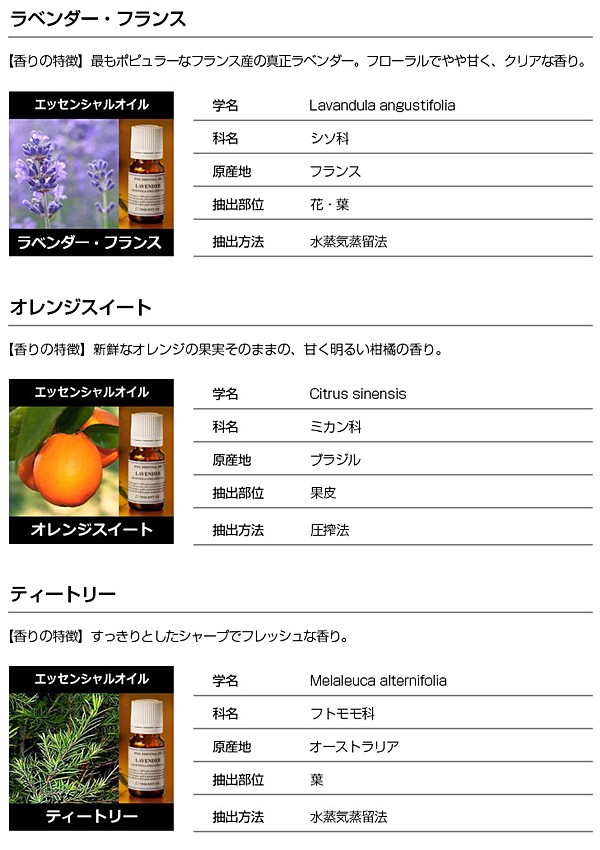 ラベンダー フランス 真正ラベンダー オレンジスイート ティートリー 豊富な品 グレープフルーツ セット 各10ml アロマオイル ペパーミント Big 5セット