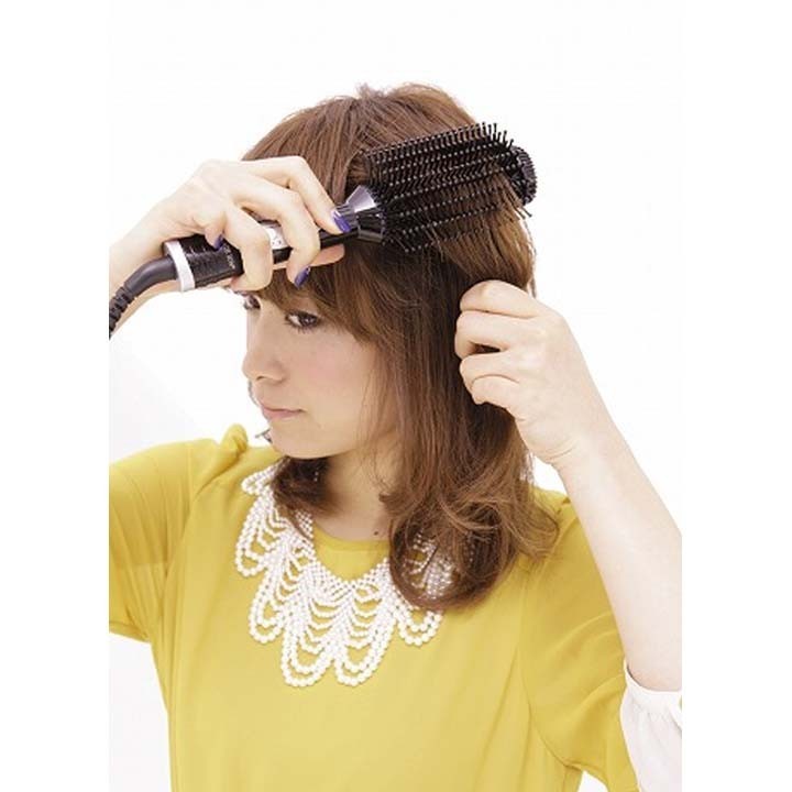 CREATEs（クレイツ） ヘアアイロン ブラシアイロン 巻き髪 ボリューム