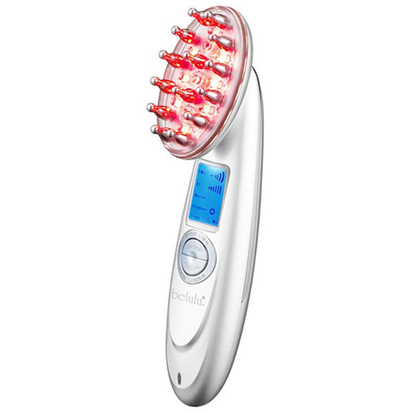 頭皮マッサージ マッサージ器 レディース メンズ LED 光エステ RF温熱