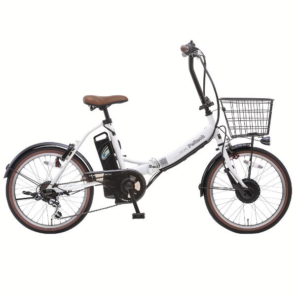 電動自転車 電動アシスト自転車 20インチ 折りたたみ アシスト自転車 外装6段変速 一部組立 12AH TDN-206L ペルテック * (TD) (代引不可)