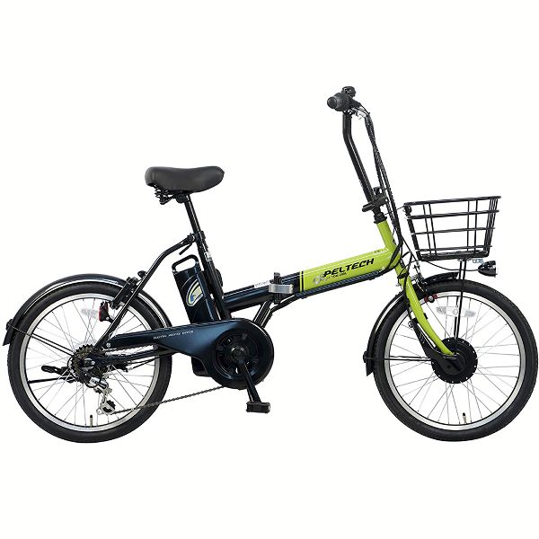 電動自転車 電動アシスト自転車 20インチ 折りたたみ アシスト自転車 外装6段変速 一部組立 12AH TDN-206L ペルテック * (TD) (代引不可)