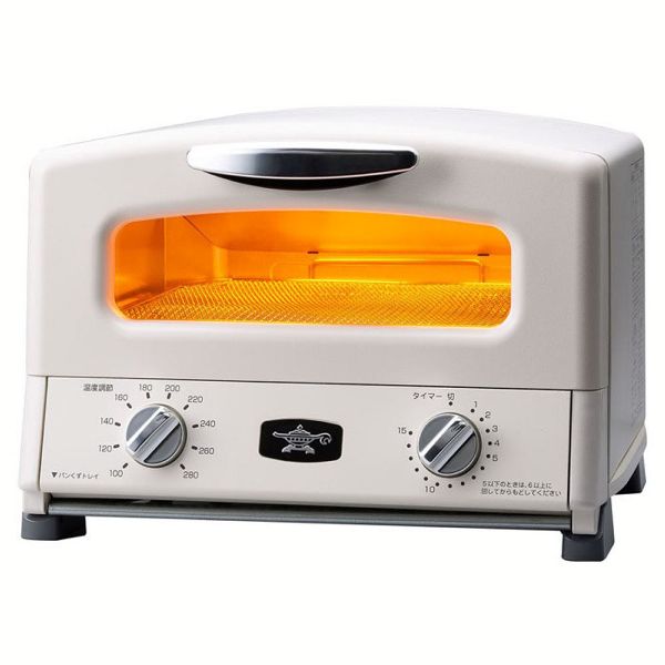 オーブントースター トースター 4枚焼き グラファイト グリル＆トースター AGT-G13B-G アラジン (D)｜insdenki-y｜02