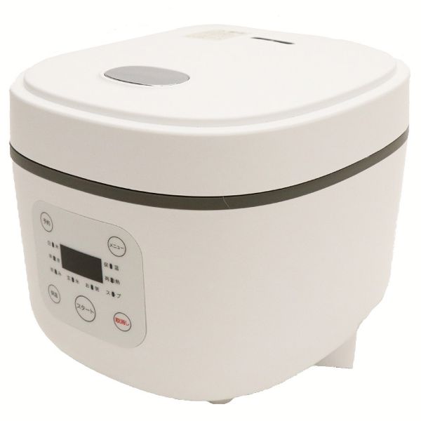 炊飯器 3合 マイコン コンパクトライスクッカー HK-CRC03 ヒロ・コーポレーション (D) |  | 01