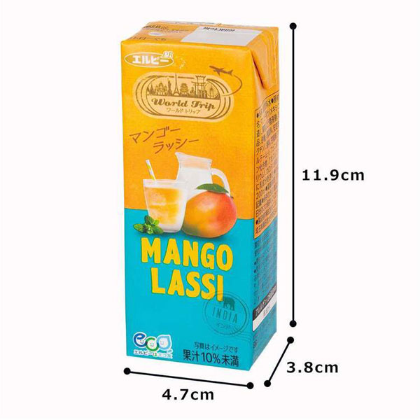 エルビー 飲料 紙パック飲料 WorldTrip WorldTripマンゴーラッシー