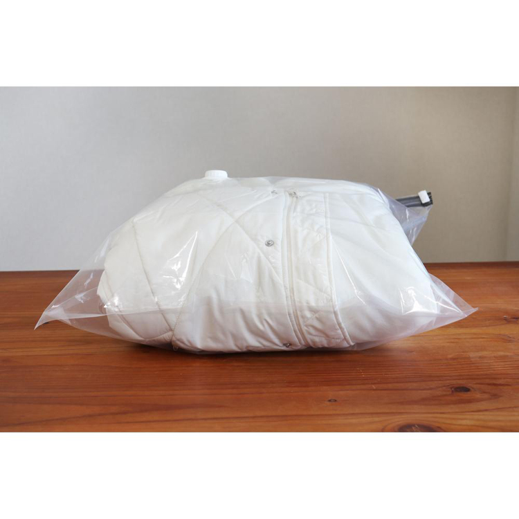 衣類圧縮袋圧縮袋VS-202WTジッパースライダー圧縮バッグ旅行引っ越し衣替え便利グッズ出張ドリテック衣類圧縮袋2枚ドリテック 