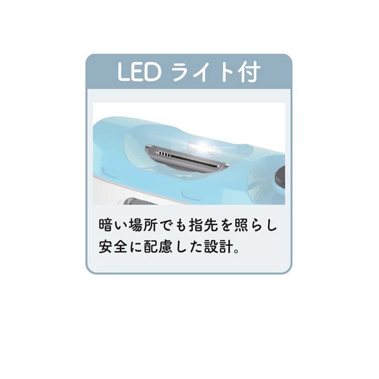 ロゼンスター 爪切り 爪ヤスリ 電動 Type-C LEDライト ダストボックス