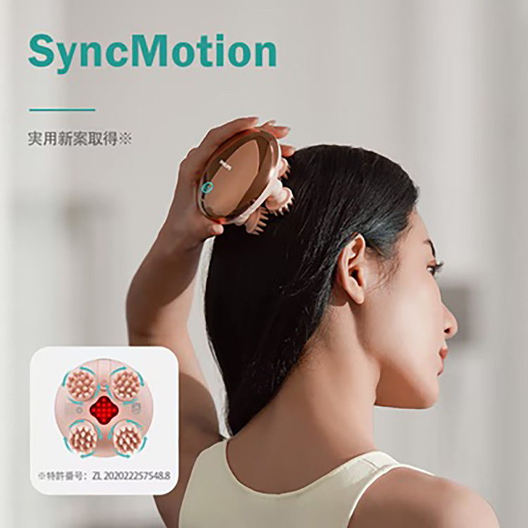 PHILIPSヘッドケアヘッドスパ頭皮ブラシ頭皮マッサージマッサージ防水防塵軽量設計PPM1301DGミニヘッドケアブラシPHILIPS 