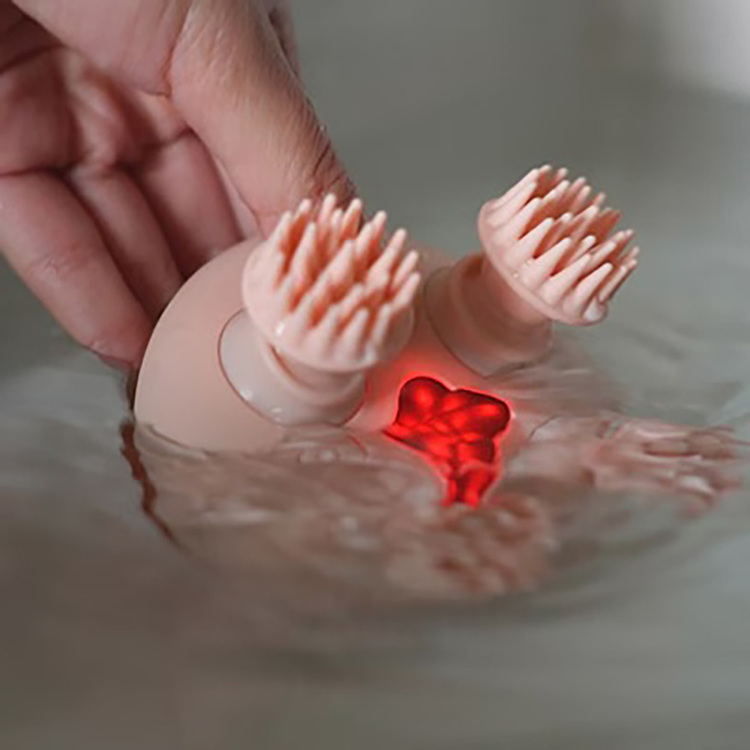 PHILIPSヘッドケアヘッドスパ頭皮ブラシ頭皮マッサージマッサージ防水防塵軽量設計PPM1301DGミニヘッドケアブラシPHILIPS 