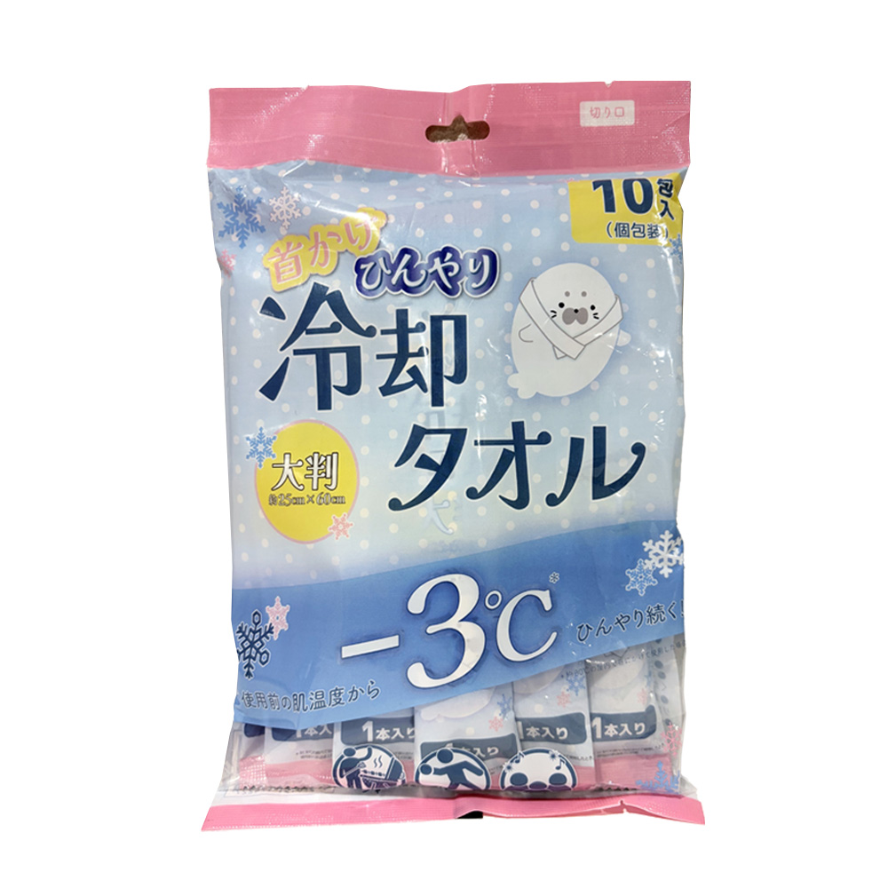 冷感シート 冷却タオル 首かけひんやり冷却タオル アルコール ノン