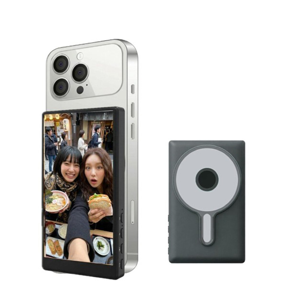 スマホ用自撮りモニター VLOGモニター スマホアクセサリ iphone