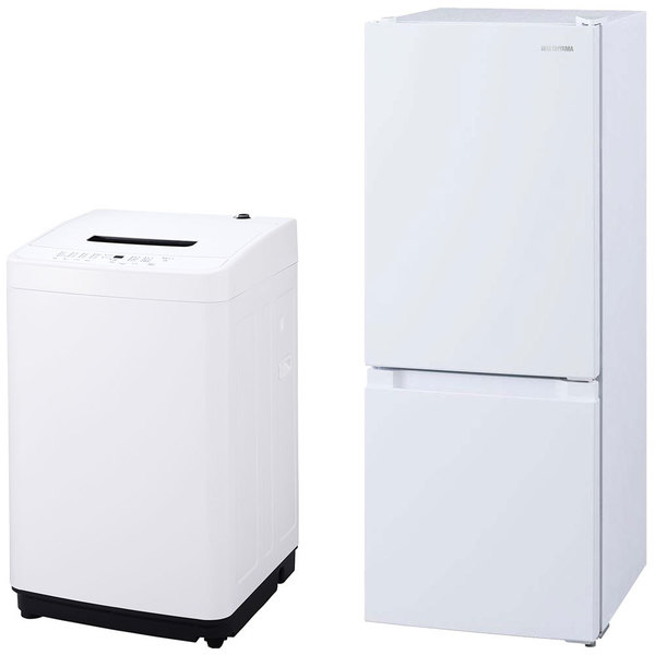 【Hin様】設置まで✨ IRIS OHYAMAの冷蔵庫と洗濯機2点セット 家電セット 2点 冷蔵庫170L 洗濯機7kg ブラック ≪設置有り