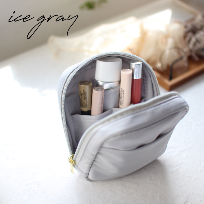 ポーチ 化粧ポーチ ミニポーチ コスメポーチ 小物入れ メイクポーチ ポーチ トラベル 旅行 可愛い コンパクト バッグインバッグ スクエアポーチ | リルビー | 02