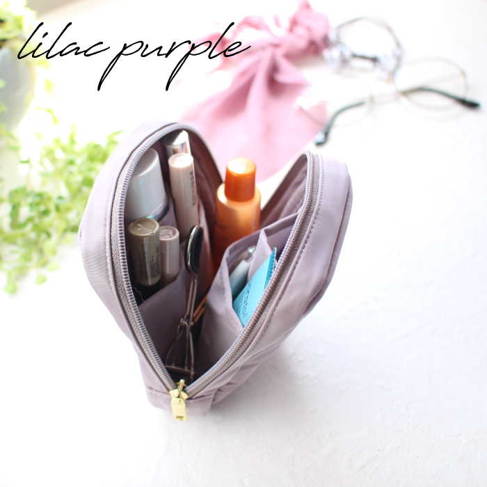 ポーチ 化粧ポーチ ミニポーチ コスメポーチ 小物入れ メイクポーチ ポーチ トラベル 旅行 可愛い コンパクト バッグインバッグ スクエアポーチ | リルビー | 03