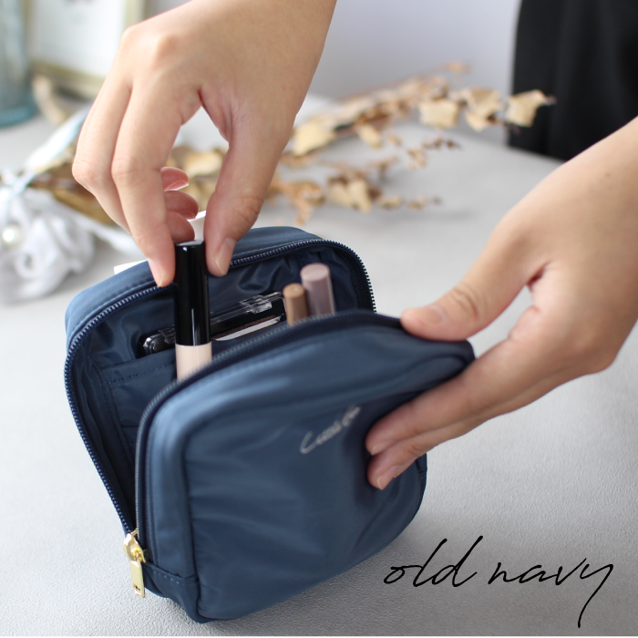 ポーチ 化粧ポーチ ミニポーチ コスメポーチ 小物入れ メイクポーチ ポーチ トラベル 旅行 可愛い コンパクト バッグインバッグ スクエアポーチ | リルビー | 05