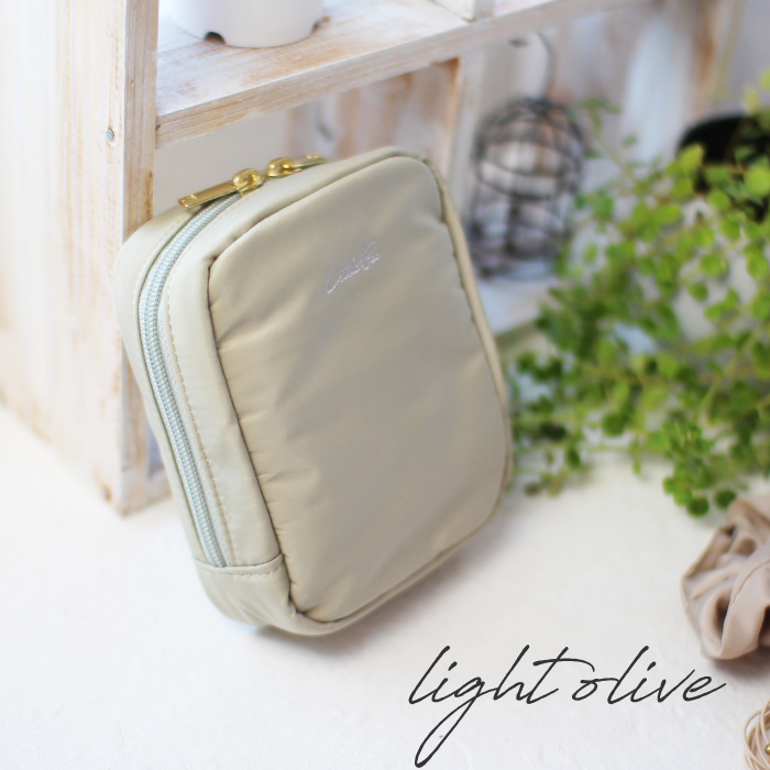 ポーチ 化粧ポーチ ミニポーチ コスメポーチ 小物入れ メイクポーチ ポーチ トラベル 旅行 可愛い コンパクト バッグインバッグ スクエアポーチ | リルビー | 10